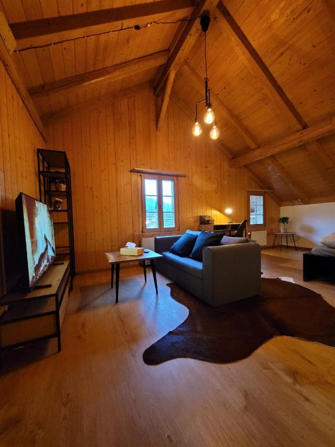 Forest View Apartment In Leissigen By Interlaken With No Kitchen Exterior photo
