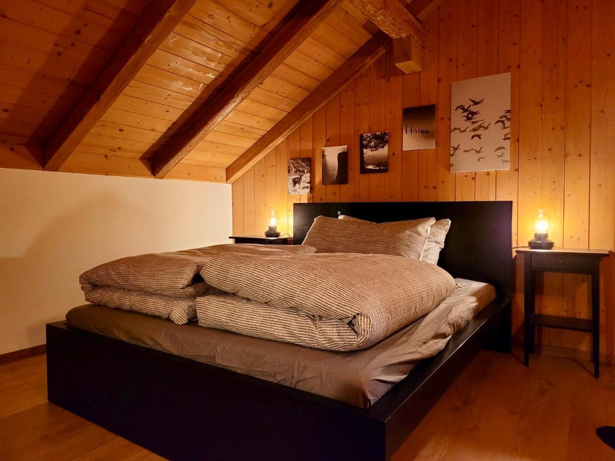 Forest View Apartment In Leissigen By Interlaken With No Kitchen Exterior photo